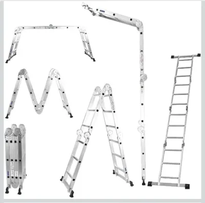 2.6m Folding Aluminum Ladder for Home & DIY Use